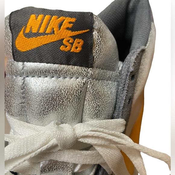 Nike Women's SB Blazer Metallic Silver and Orange Independent Trucks Com… - Picture 7 of 16